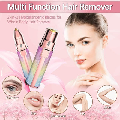 2 In 1 Electric Eyebrow Trimmer And Shaver, Rechargeable