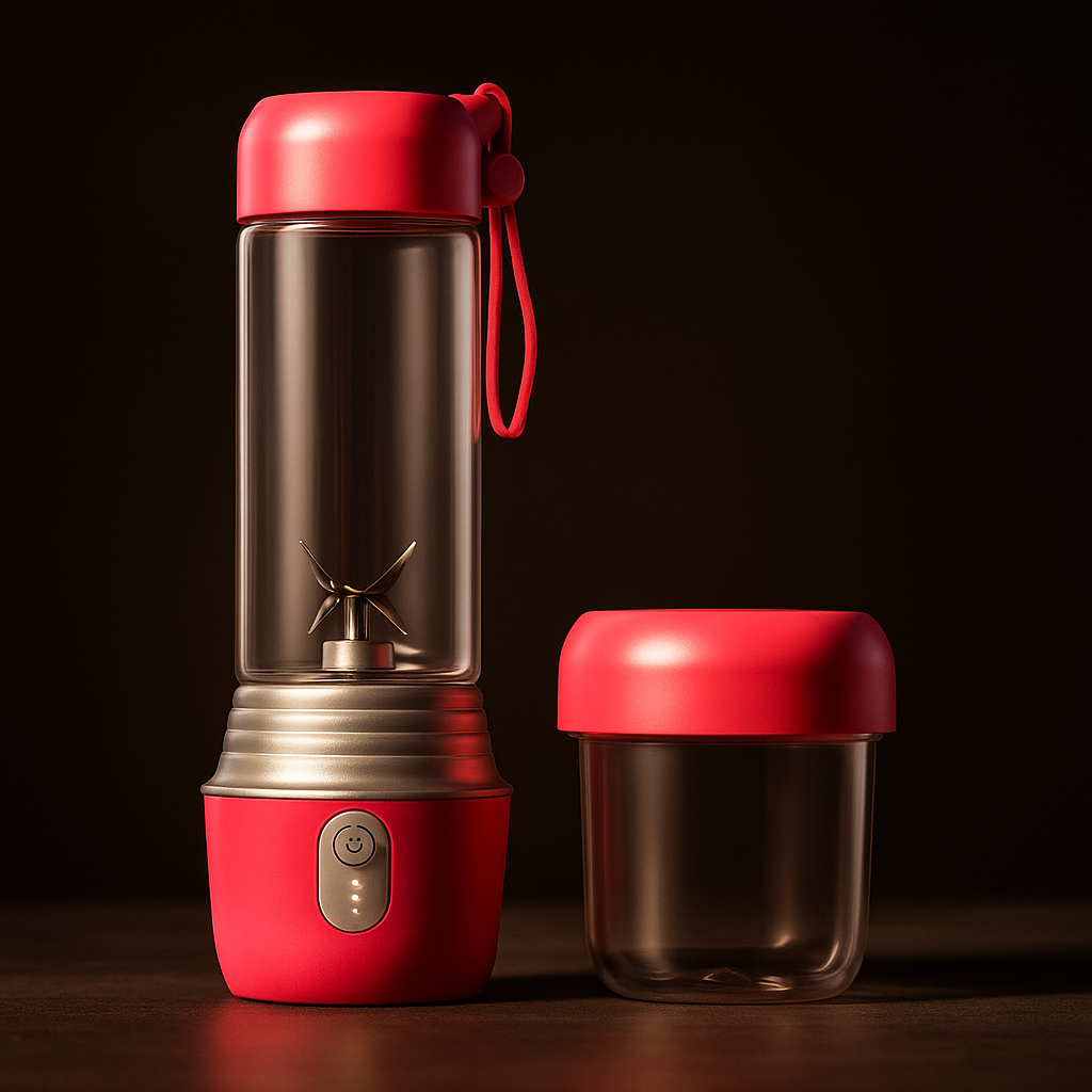 Imported Rechargeable Portable 420ml Blender With 6 Blades