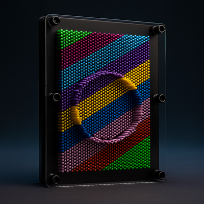 3d Pin Art Impressions Sculpture Play Toy