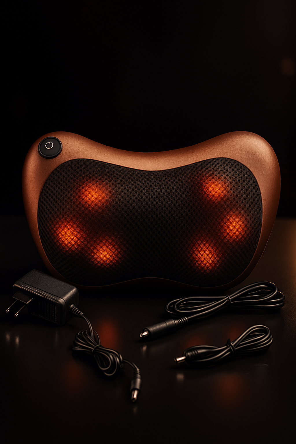Head Massage Pillow Relax Vibrator Electric Shoulder Back Heating Kneading Infrared Therapy Shiatsu Neck Massager