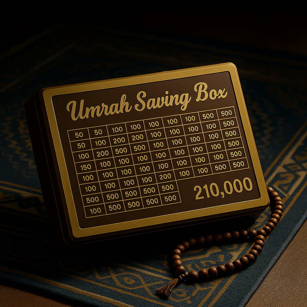 Umrah Saving Box – Box For Umrah Saving | Umrah Saving Box
