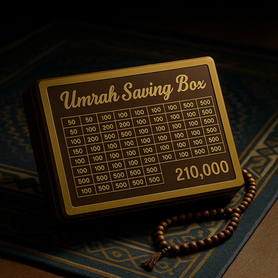 Umrah Saving Box – Box For Umrah Saving | Umrah Saving Box