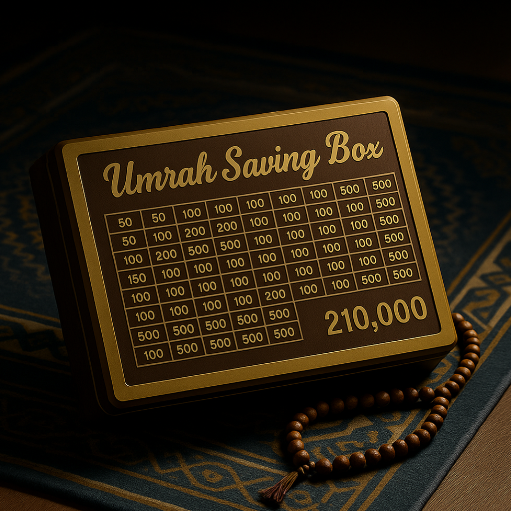 Umrah Saving Box – Box For Umrah Saving | Umrah Saving Box