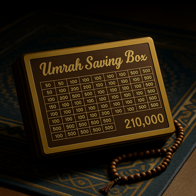 Umrah Saving Box – Box For Umrah Saving | Umrah Saving Box