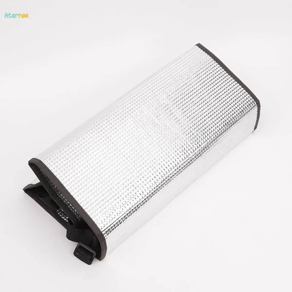 Ac Outdoor Unit Protector Heat Insulation Sunlight Shade Protector From Dust With Adjustable Buckle