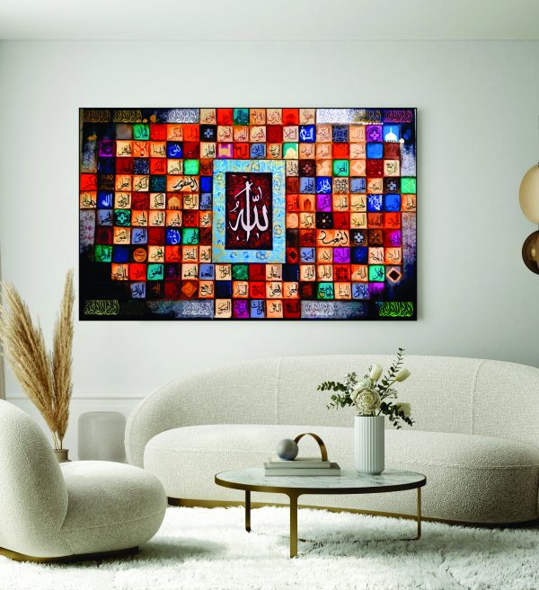 Islamic Wall Art Wooden Phototile Frames For Wall Decor