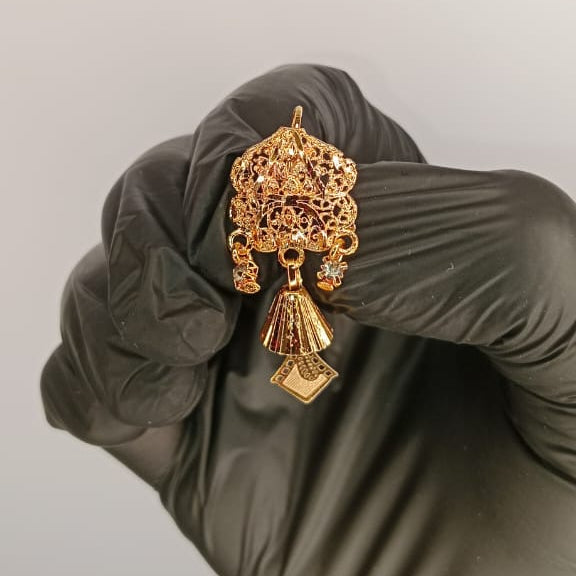 Luminous Gold Plated Earrings For Ladies And Girls | Gold Plated Earrings
