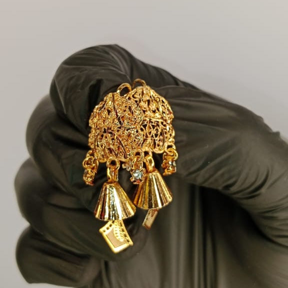 Luminous Gold Plated Earrings For Ladies And Girls | Gold Plated Earrings