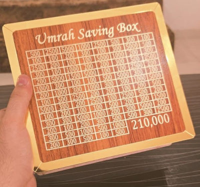 Umrah Saving Box – Box For Umrah Saving | Umrah Saving Box